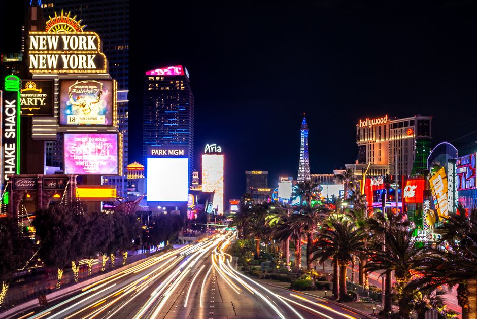The Las Vegas Strip at night, host city of BICSI Beyond 2026