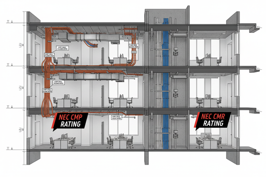 Plenum vs. Riser Cable: NEC Fire-Rating Requirements