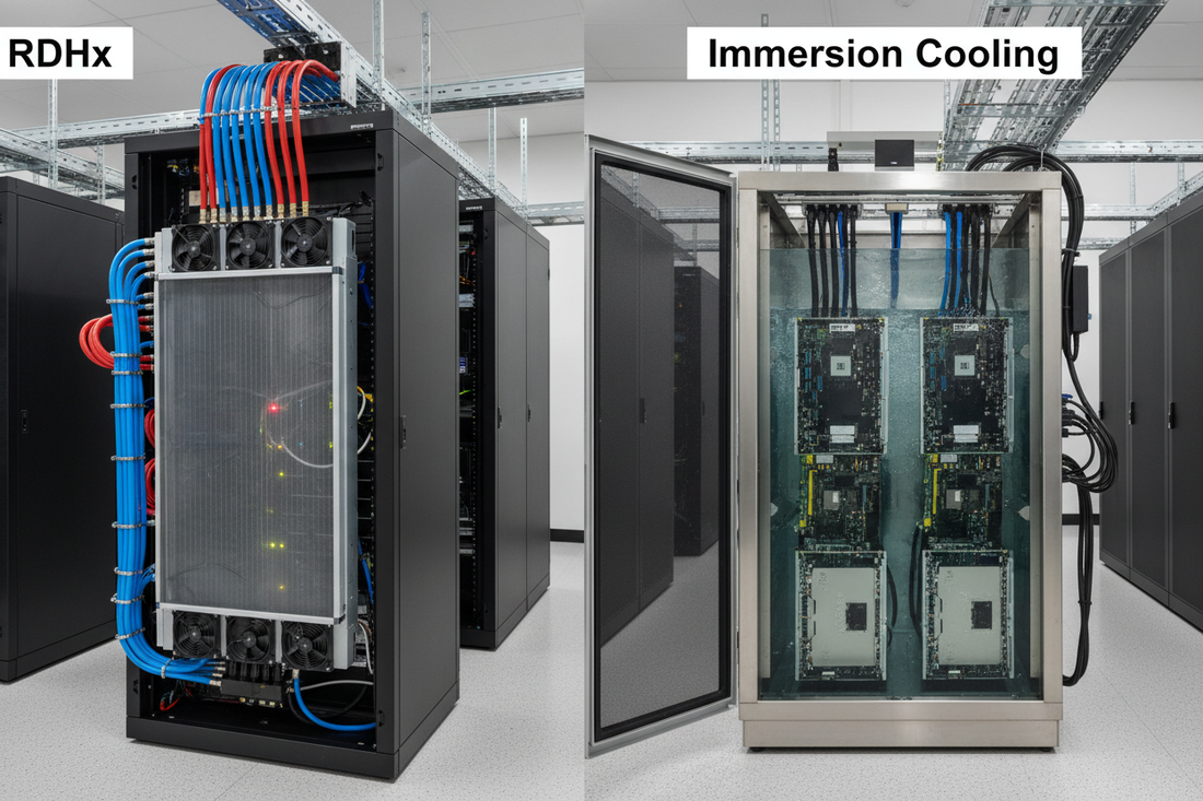 Rear-Door Heat Exchangers vs. Immersion Cooling